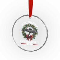 Funny Nakatomi Plaza Crystal Glass Ornament Xmas Party 1988 Xmas Bullet Gun Wreath TS11