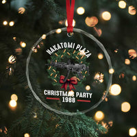 Funny Nakatomi Plaza Crystal Glass Ornament Xmas Party 1988 Xmas Bullet Gun Wreath TS11