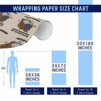 Funny Napping Dad Sleepy Grandpas and Fathers Wrapping Paper Roll Proud Member Of The Just Resting My Eyes Club Armchair Cartoon Graphic