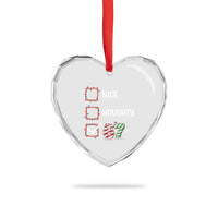 Funny Nice Naughty 67 Heart Crystal Glass Ornament Christmas Six Seven Meme Brainrot - Wonder Print Shop