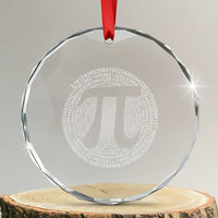 Funny Number Pi Crystal Glass Ornament Pi 3.14 Pi Number Symbol Math Science Gift - Wonder Print Shop