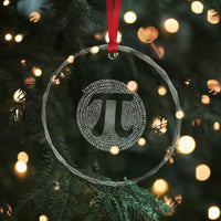 Funny Number Pi Crystal Glass Ornament Pi 3.14 Pi Number Symbol Math Science Gift TS02