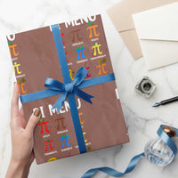 Funny Number Pi Wrapping Paper Roll Pi Menu 3.14 Pi Symbol - Math Teacher Happy Pi Day - Wonder Print Shop