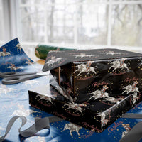Funny Nutcracker Bull Riding Rodeo Christmas Wrapping Paper Roll Western Holiday Gift - Wonder Print Shop