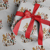 Funny Nutcracker Christmas Wrapping Paper Roll Let Us Get Crackin - Wonder Print Shop