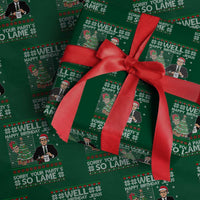 Funny Office Christmas Wrapping Paper Roll Party Well Happy Birthday Jesus TV Show Ugly Xmas - Wonder Print Shop