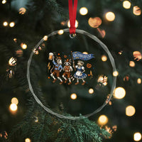 Funny Opossum Raccoon Frog Oktoberfest Beer Graphic Crystal Glass Ornament Spooky Drinking Team