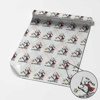 Funny Opossum Warrior Political Gift Wrapping Paper Roll No Kings No Wars No Ice