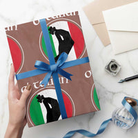 Funny O'Talian Wrapping Paper Roll St Patrick's Day Italian Pinched Fingers Shamrock - Wonder Print Shop