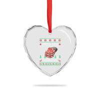 Funny Pass The Gabagool Christmas Heart Crystal Glass Ornament Italian Food - Wonder Print Shop