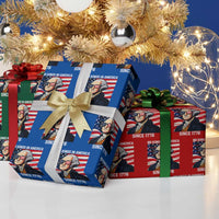 Funny Patriotic Founding Father Wrapping Paper Roll No Kings in America Since 1776 4th of July - Wonder Print Shop