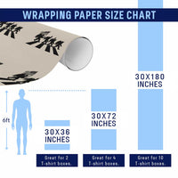 Funny Patriotic Mothman Wrapping Paper Roll Cryptid Lover Gift