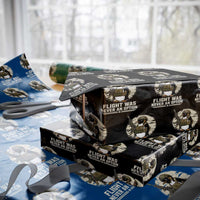 Funny Penguin Flight Was Never An Option Wrapping Paper Roll Tactical Penguin Gun Lover
