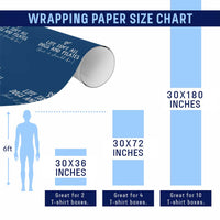 Funny Pilates Dog Lover Wrapping Paper Roll Life Isnt All Dogs and Pilates