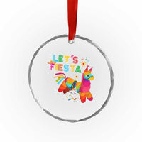 Funny Pinata Mexican Crystal Glass Ornament Let Us Fiesta - Wonder Print Shop