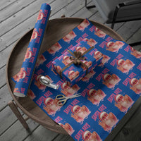 Funny Pink Santa Says Six Seven Wrapping Paper Roll 67 Christmas Meme Gen Alpha - Wonder Print Shop