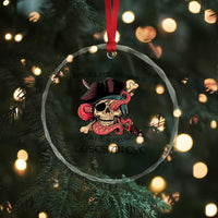 Funny Pirate Crystal Glass Ornament All Fun And Games Until Someone Loses an Eye TS02