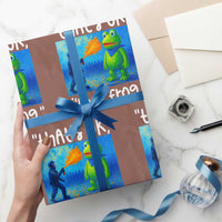 Funny Portland Frog Protest Wrapping Paper Roll Thats OK Im A Frog Pepper Spray - Wonder Print Shop