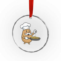 Funny Potato Cooking French Fries Crystal Glass Ornament Food Lover Gift - Wonder Print Shop