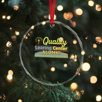 Funny Quality Learing Center Alumni For Kids Who Cant Reed Good Crystal Glass Ornament - Wonder Print Shop