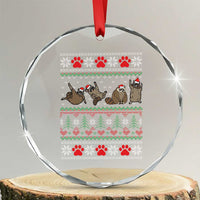 Funny Raccoon Crystal Glass Ornament Funny Gifts For Women Men Raccoon Lovers TS10