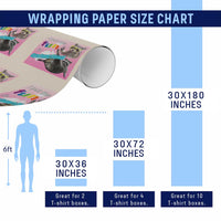 Funny Raccoon Meme Wrapping Paper Roll I Put The Fun In Dysfunctional