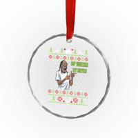 Funny Rapper Meme Xmas Crystal Glass Ornament Fo Shizzle My Nizzle TS02