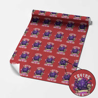 Funny RPG Gamer Crying Is A Free Action Wrapping Paper Roll Vintage D20 Side Quests Tabletop - Wonder Print Shop