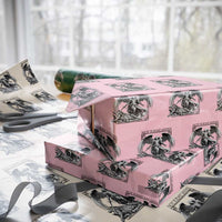 Funny Saint Michael Defeating Satan Wrapping Paper Roll Not Today Satan