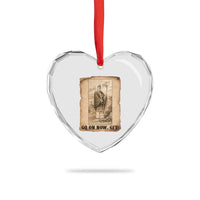 Funny Saint Patrick Irish Catholic St Patrick's Day Heart Crystal Glass Ornament Go On Now Git