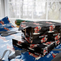 Funny Santa Christmas Wrapping Paper Roll You Are Not Getting Shit - Wonder Print Shop