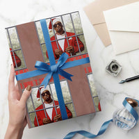 Funny Santa Diddy Christmas Wrapping Paper Roll I Won't Be Home For Xmas - Wonder Print Shop