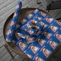 Funny Santa Says Womens Rights Wrapping Paper Roll Feminist Activist Christmas Gift - Wonder Print Shop