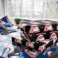 Funny Santa Says Womens Rights Wrapping Paper Roll Feminist Activist Christmas Gift - Wonder Print Shop