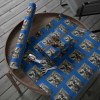 Funny Santa Selfie with Cow Xmas Wrapping Paper Roll - Wonder Print Shop