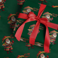 Funny Santa Taco Mexican Wrapping Paper Roll Let Us Taco About It - Wonder Print Shop