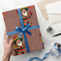 Funny Santa Taco Mexican Wrapping Paper Roll Let Us Taco About It - Wonder Print Shop