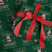 Funny Santa Ugly Christmas Wrapping Paper Roll I Got Hos in Different Area Codes - Wonder Print Shop