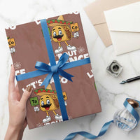 Funny Science Taco Pun Wrapping Paper Roll Let Is Taco Bout Science - Wonder Print Shop