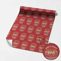 Funny Scout Wrapping Paper Roll Once A Scout Always A Pyromaniac Adventure Retro - Wonder Print Shop