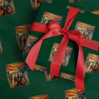 Funny Scream Groundhog Wrapping Paper Roll Woddchuck Day - Wonder Print Shop