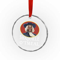 Funny Shaquille Oatmeal Crystal Glass Ornament Shaq O'neal Meme Cereal Parody - Wonder Print Shop