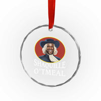 Funny Shaquille Oatmeal Crystal Glass Ornament Shaq O'neal Meme Cereal Parody TS02