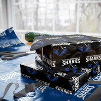 Funny Shark Lovers Week Wrapping Paper Roll I Was Told There Would Be Sharks