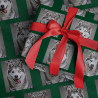Funny Siberian Husky Meme Wrapping Paper Roll My Name Is Stop That