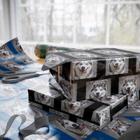 Funny Siberian Husky Meme Wrapping Paper Roll My Name Is Stop That