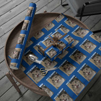 Funny Silly Cat Meme Wrapping Paper Roll Wait Im Goated