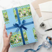 Funny Silly Irish Goose Wrapping Paper Roll St Patricks Day Goose Lover Gift