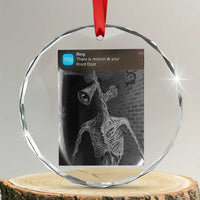Funny Siren Head Crystal Glass Ornament Ring with Motion Meme TS10