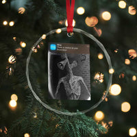 Funny Siren Head Crystal Glass Ornament Ring with Motion Meme TS10